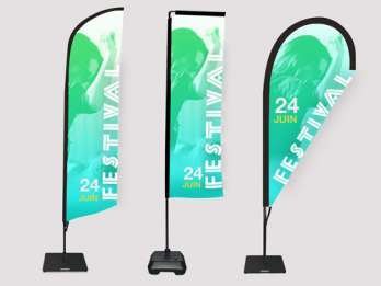 Flags publicitaires