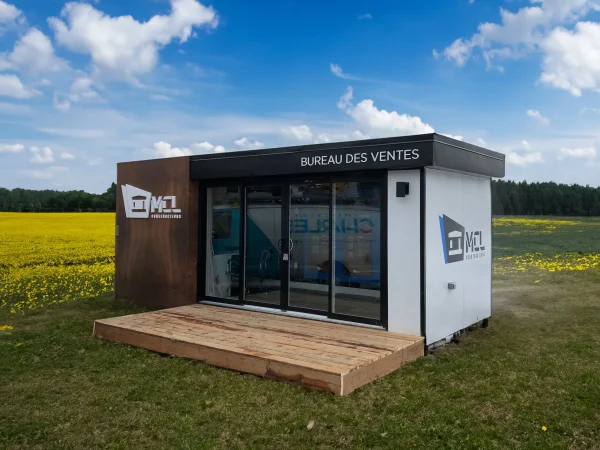 Habillage de bureau de vente