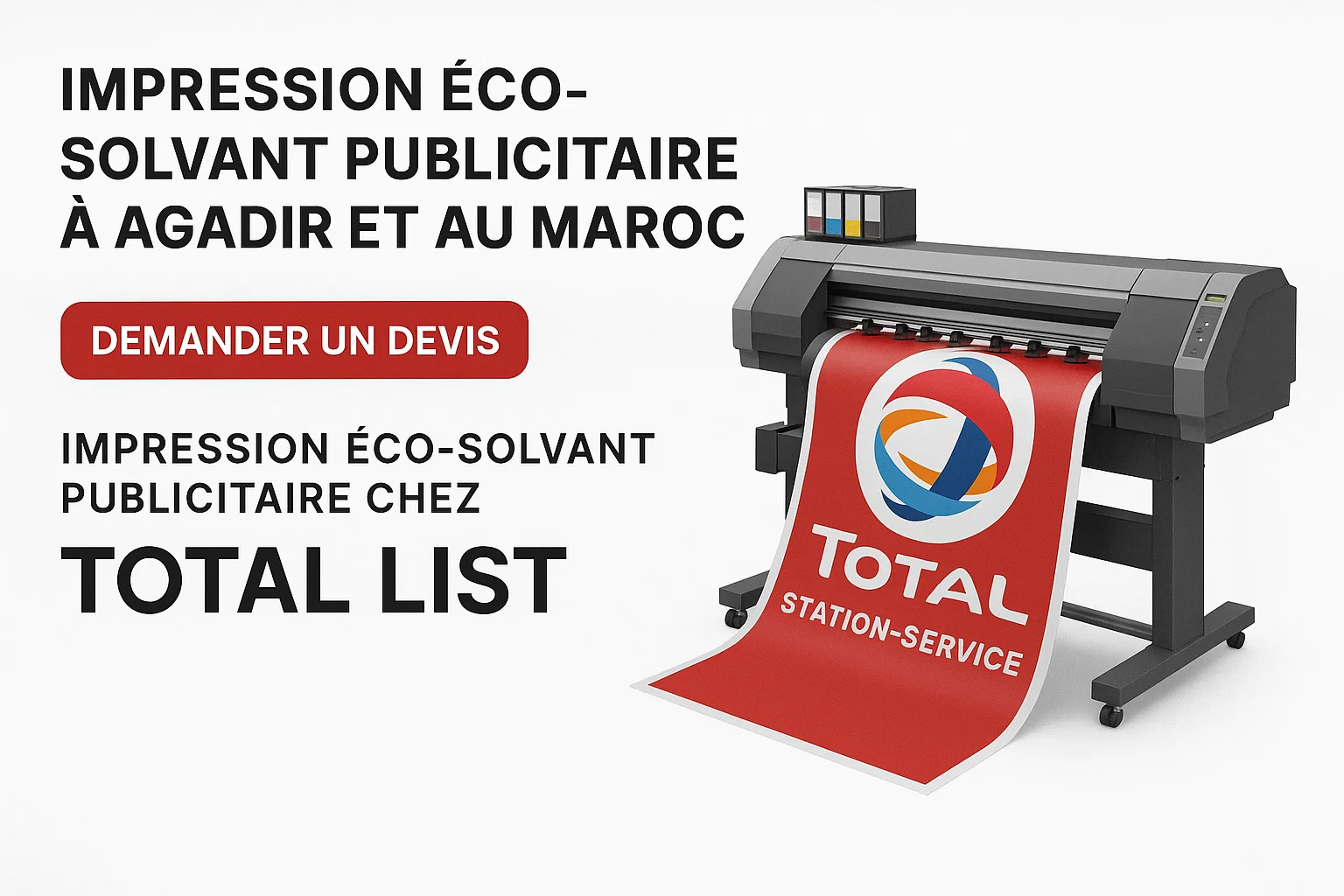 Service impression éco-solvant publicitaire à Agadir et au Maroc