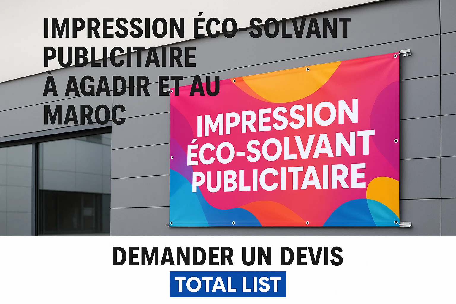 impression éco-solvant publicitaire