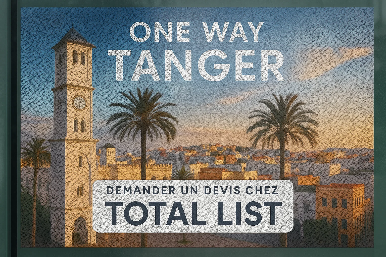 Impression sur Vinyle Micro-Perforé One Way à Tanger