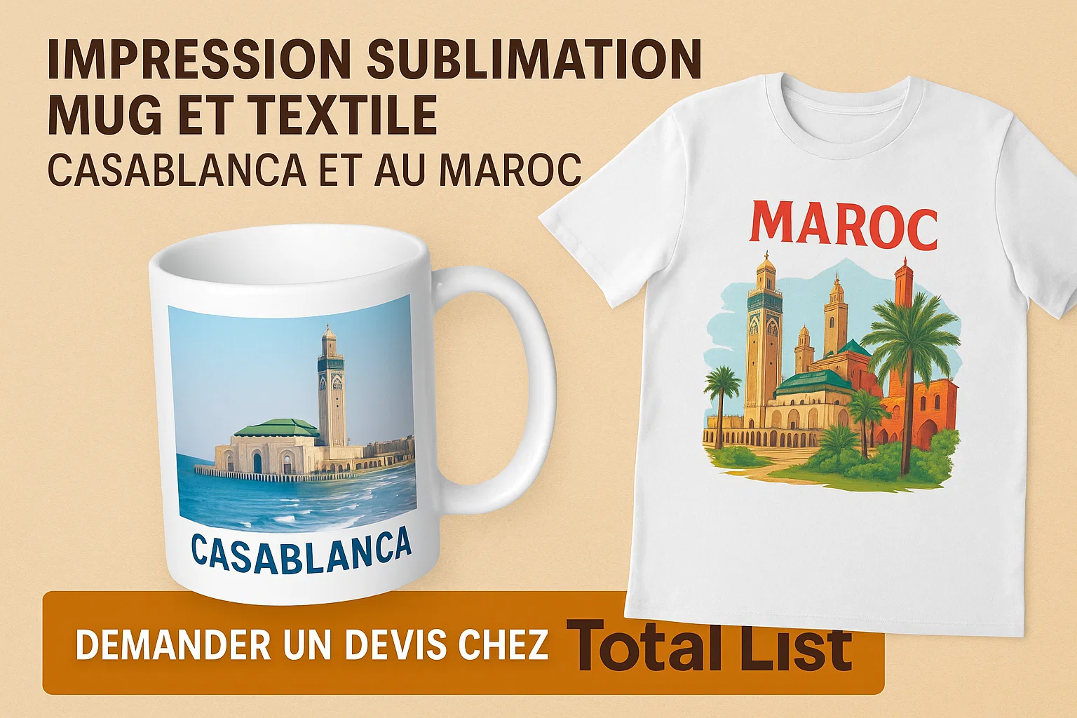 Impression Sublimation Mug et Textile