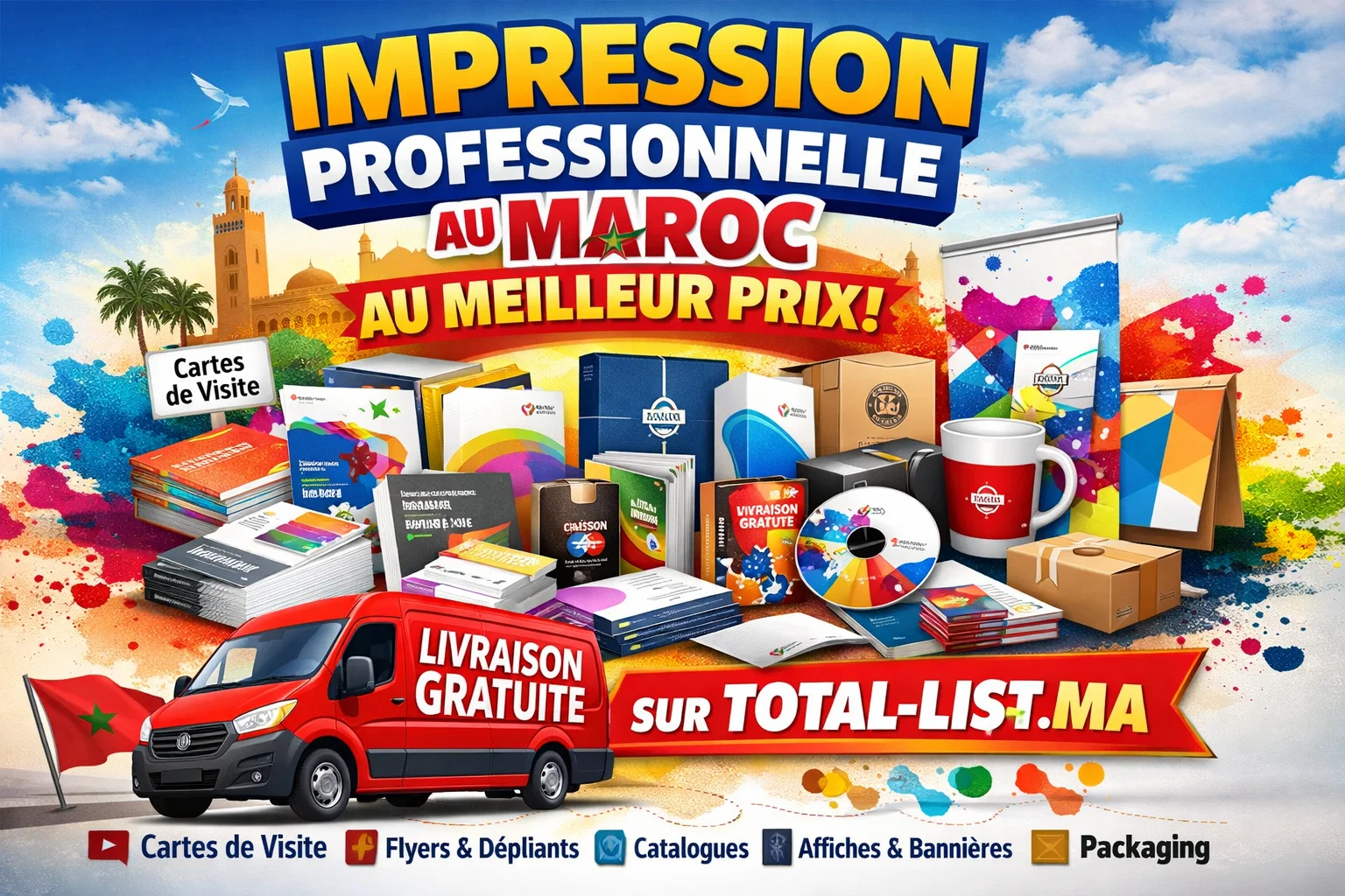 Impression Professionnelle au Maroc